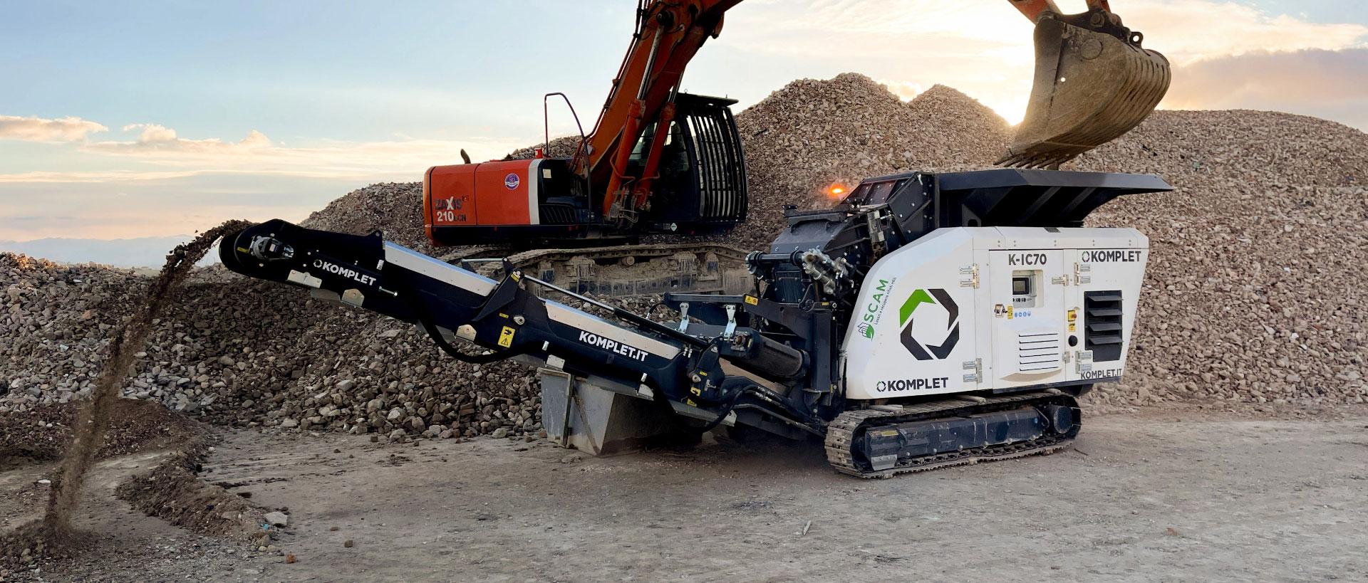 Concasor mobil cu impact K-IC 70